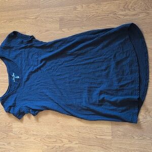 Gap Easy Tee Navy Short Sleeve Dress